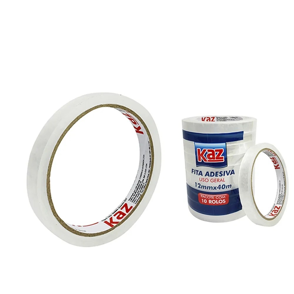 FITA ADESIVA 12MM X 40M KAZ
